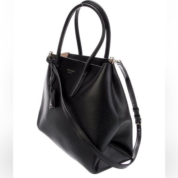 Kate Spade Black Leather Shoulder Bag - Picture 4 of 10